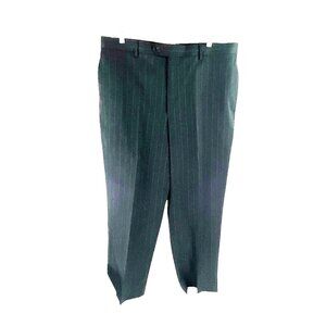 JOS. A. BANK Men's Black Pinstripe Dress Pants 36W X 28L Business Office Profess